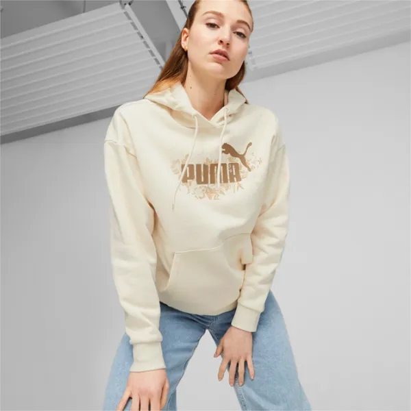 Hanorac pentru femei Puma Ess+ Floral Vibes Fl All-season/ Beige photo 3