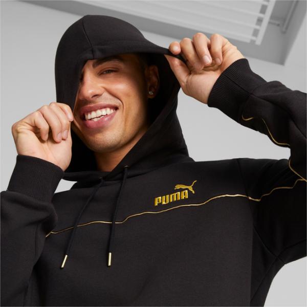 Толстовка для мужчин Puma Ess+ Minimal Gold Fl Прямой/ Черный photo 6