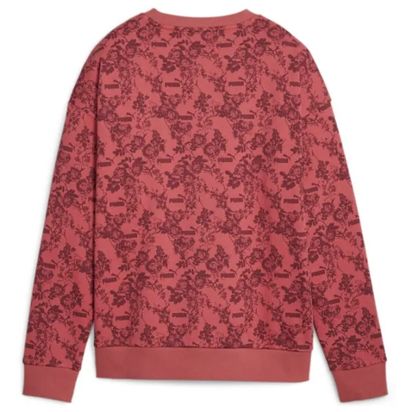 Толстовка для женщин Puma Ess+ Floral Vibes Aop Crew Fl Красный photo 2