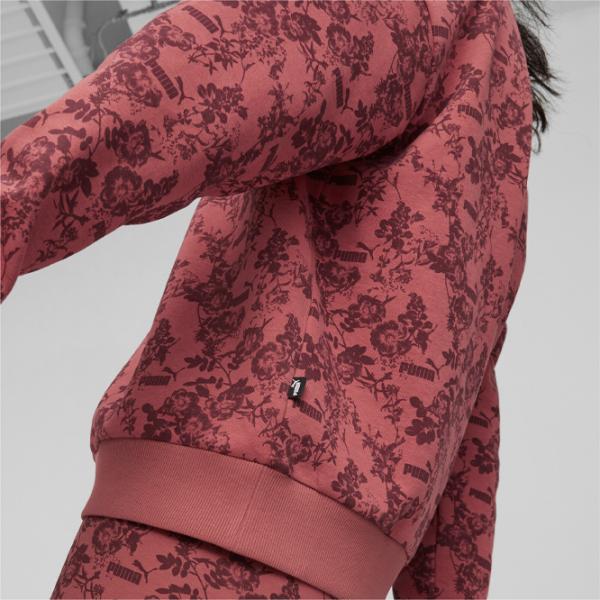 Толстовка для женщин Puma Ess+ Floral Vibes Aop Crew Fl Красный photo 7