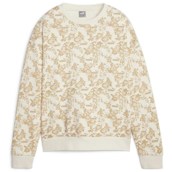 Hanorac pentru femei Puma Ess+ Floral Vibes Aop Crew Fl Beige photo 2