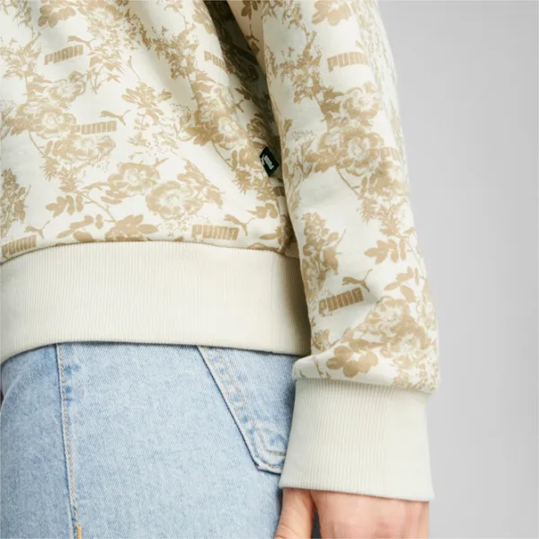Hanorac pentru femei Puma Ess+ Floral Vibes Aop Crew Fl Beige photo 5 Hanorac pentru femei Puma Ess+ Floral Vibes Aop Crew Fl Beige photo 5