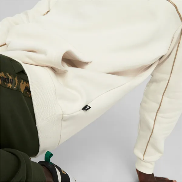 Толстовка для мужчин Puma Ess+ Minimal Gold Fl Прямой/ Белый photo 6