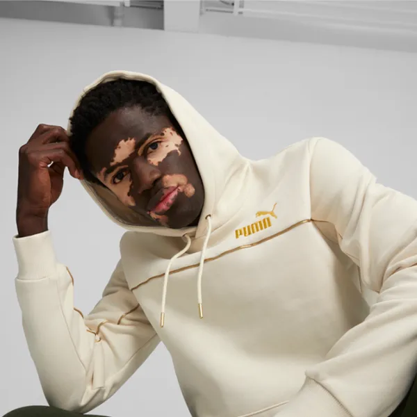 Толстовка для мужчин Puma Ess+ Minimal Gold Fl Прямой/ Белый photo 7