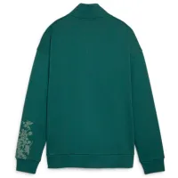 Hanorac pentru femei Puma Ess+ Floral Vibes Track Fl All-season/ Green photo 2