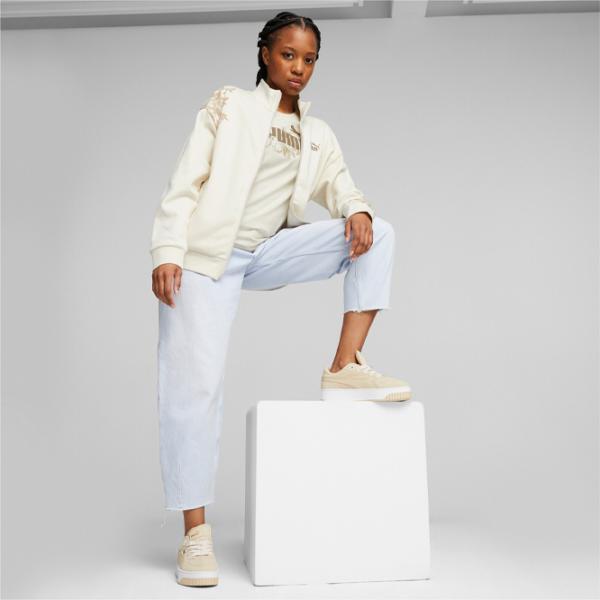 Hanorac pentru femei Puma Ess+ Floral Vibes Track Fl All-season/ Beige photo 6