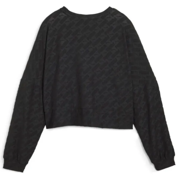 Толстовка для женщин Puma Fit Branded Crew Осень - Зима/ Черный photo 2