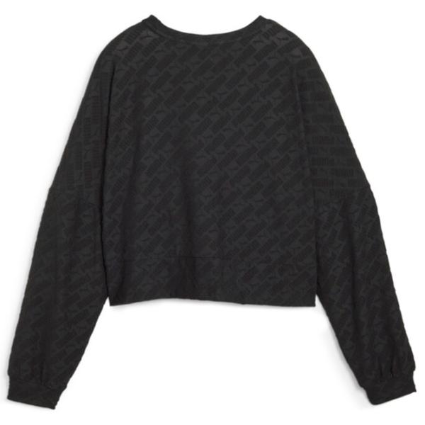 Толстовка для женщин Puma Fit Branded Crew Осень - Зима/ Черный photo 2