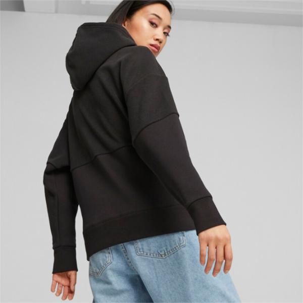 Hanorac pentru femei Puma Power Colorblock High-Neck W Toamnă - iarnă/ Black photo 4