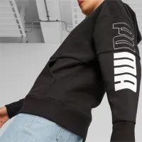 Hanorac pentru femei Puma Power Colorblock High-Neck W Toamnă - iarnă/ Black photo 5
