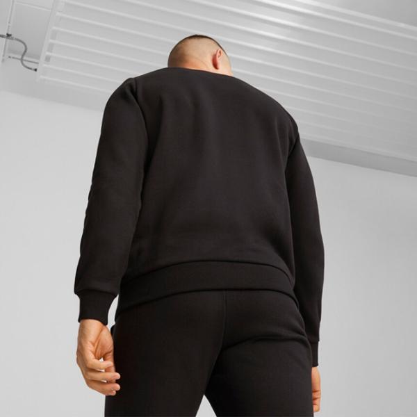 Толстовка для мужчин Puma Ess+ Minimal Gold Crew Fl Прямой/ Черный photo 4