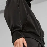 Толстовка для женщин Puma Ess Elevated Fz Всесезонные/ Черный photo 4