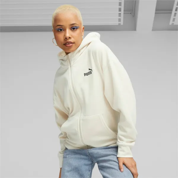 Hanorac pentru femei Puma Ess Elevated Fz All-season/ White photo 3