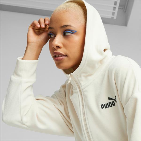 Толстовка для женщин Puma Ess Elevated Fz Всесезонные/ Белый photo 6