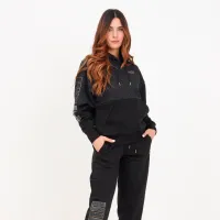Hanorac pentru femei Puma Power Logo Love Colorblock F Toamnă - iarnă/ Black photo 3