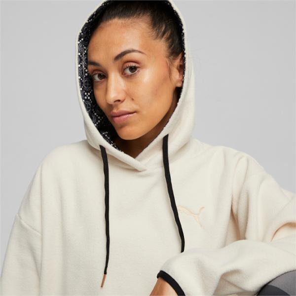 Hanorac pentru femei Puma Logo Love All-season/ Beige photo 6