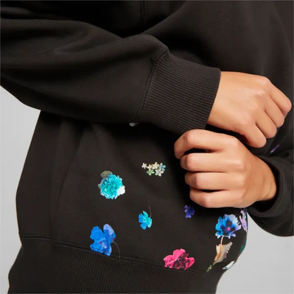 Толстовка для женщин Puma X Liberty Crew Fl Всесезонные/ Черный photo 4
