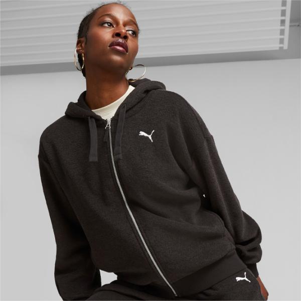 Hanorac pentru femei Puma Her Winterized Full-Zip Iarnă/ Black photo 3