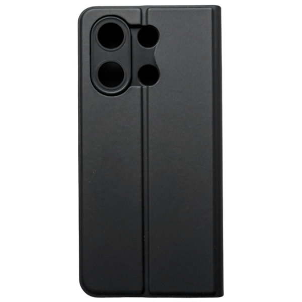 Чехол для смартфона Xiaomi Redmi Note 13 EVO/ Чехол книжка/ Экокожа/ Черный photo 3