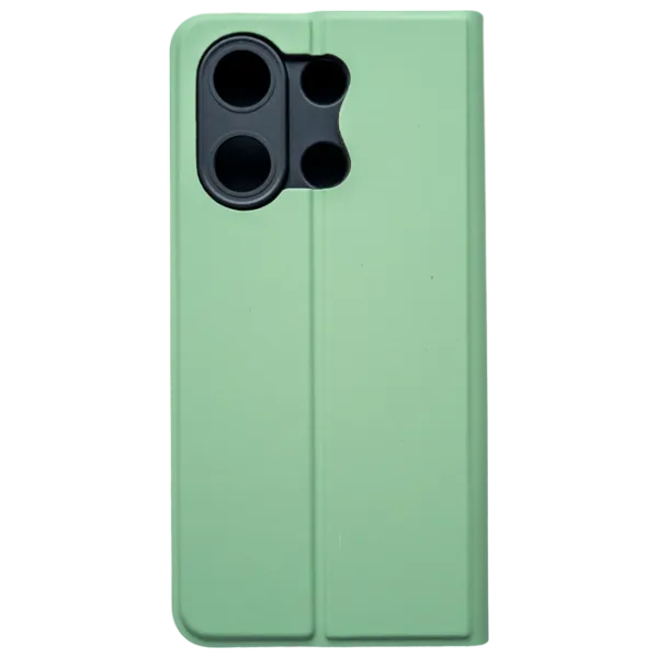 Чехол для смартфона Xiaomi Redmi Note 13 EVO/ Чехол книжка/ Экокожа/ Светлый Зелёный photo 3