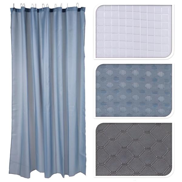 Шторка для ванной Bathroom Solutions 39582 180 x 180 см/ Полиэстер/ Разноцветный photo 2
