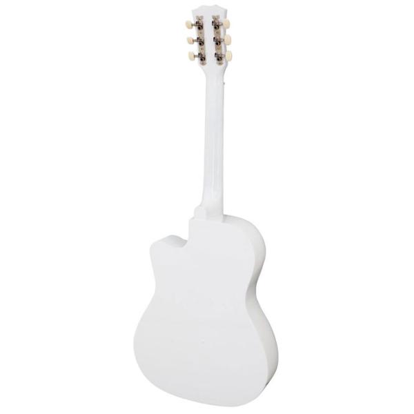 Chitară acustică Enjoy E-38C 4/ 4, Dreadnought, White photo 2