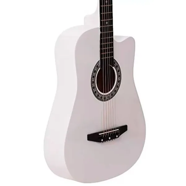 Chitară acustică Enjoy E-38C 4/ 4, Dreadnought, White photo 5