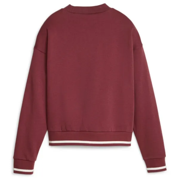 Hanorac pentru femei Puma Squad Crew Fl Toamnă - iarnă/ Red photo 2