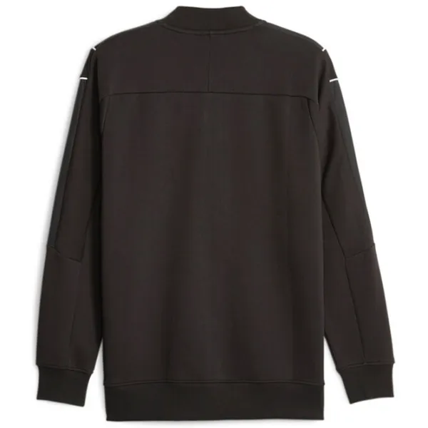Hanorac pentru bărbați Puma Bmw Mms Mt7 Sweat Jacket Drept/ Black photo 2
