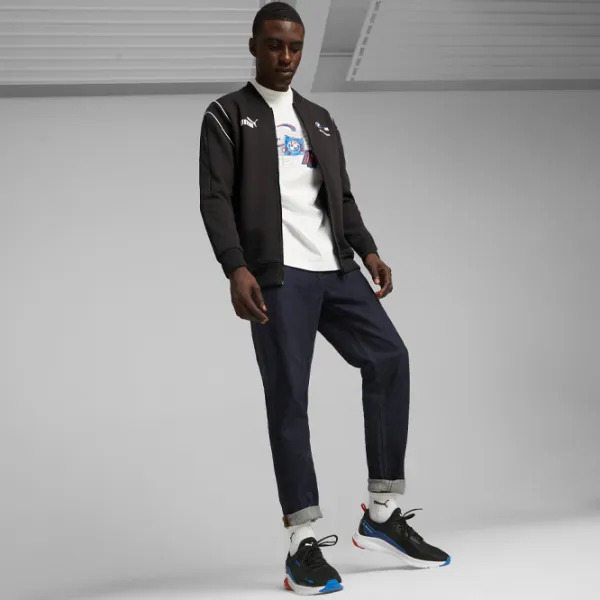 Hanorac pentru bărbați Puma Bmw Mms Mt7 Sweat Jacket Drept/ Black photo 5