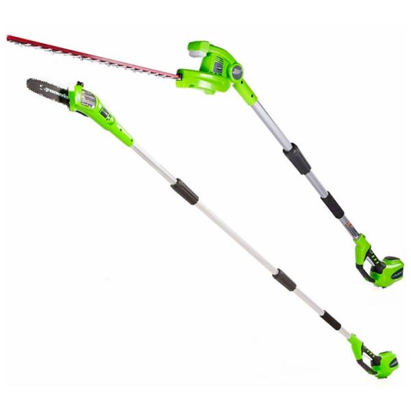Цепная пила Greenworks G40PSHK2 аккумуляторный/ Зелёный photo 2