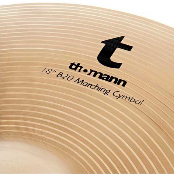 Тарелки для ударных Thomann B20 Marching Cymbals Cinel Fanfara Set 18 Бронза photo 2