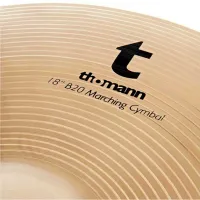Chimvale pentru tobe Thomann B20 Marching Cymbals Cinel Fanfara Set 18 Bronz photo 2