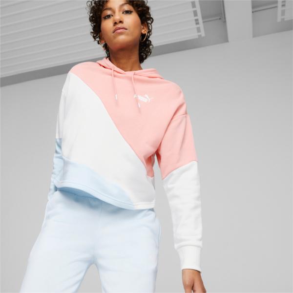 Hanorac pentru femei Puma Power Cat Tr Primăvară - vară/ White photo 3