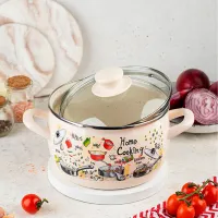 Кастрюля Metalac Gourmet 2.4 л Нержавеющая сталь/ Белый photo 3