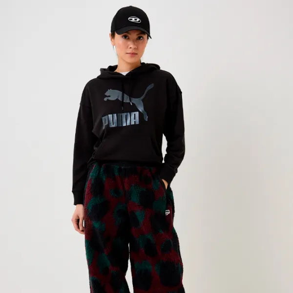 Hanorac pentru femei Puma Classics Logo Tr All-season/ Black photo 4