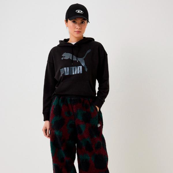 Hanorac pentru femei Puma Classics Logo Tr All-season/ Black photo 4