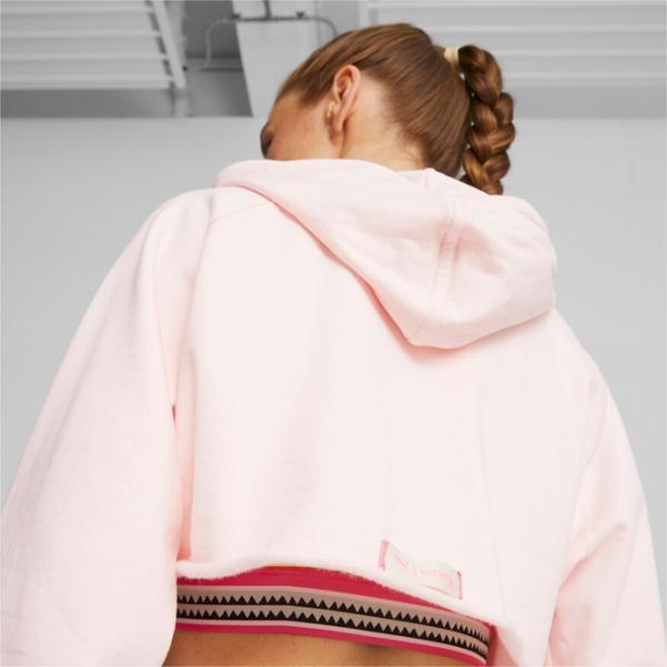 Толстовка для женщин Puma Lemlem Cropped Longsleeve Лето/ Розовый photo 4