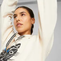 Hanorac pentru femei Puma Lemlem Cropped Longsleeve Vară/ Beige photo 6