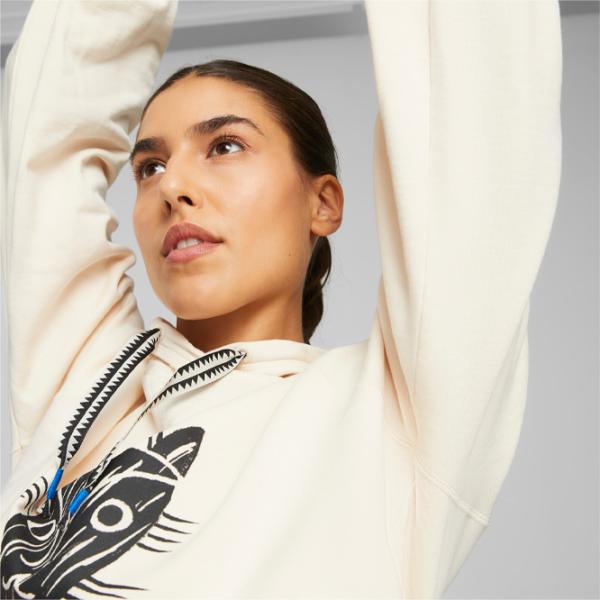 Толстовка для женщин Puma Lemlem Cropped Longsleeve Лето/ Бежевый photo 6