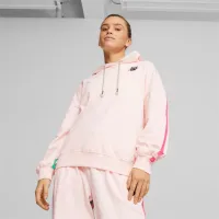 Hanorac pentru femei Puma Lemlem Oversized Toamnă - iarnă/ Pink photo 3