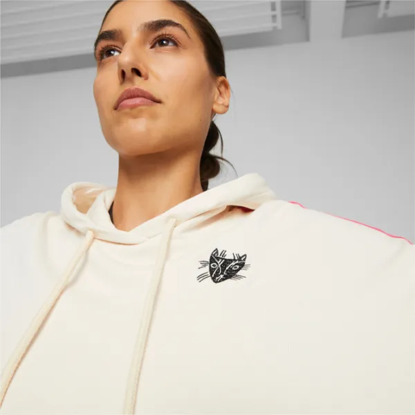 Hanorac pentru femei Puma Lemlem Oversized Toamnă - iarnă/ Beige photo 7