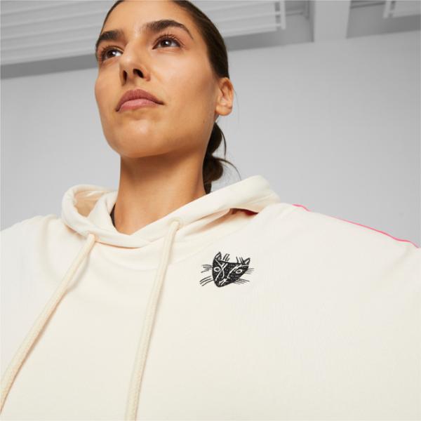 Hanorac pentru femei Puma Lemlem Oversized Toamnă - iarnă/ Beige photo 7