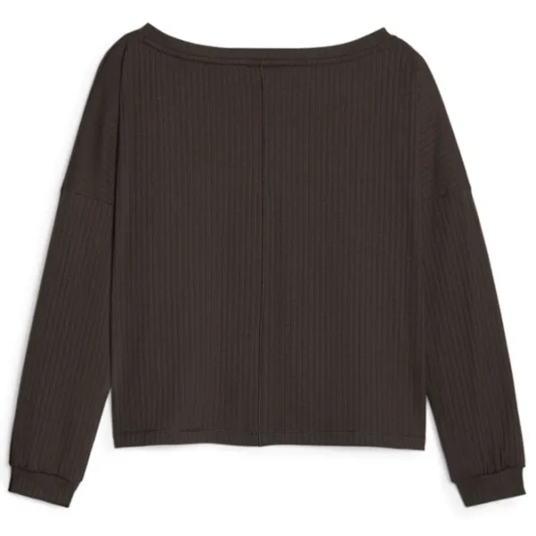 Hanorac pentru femei Puma Studio Unwind Long Sleeve Toamnă - iarnă/ Black photo 2