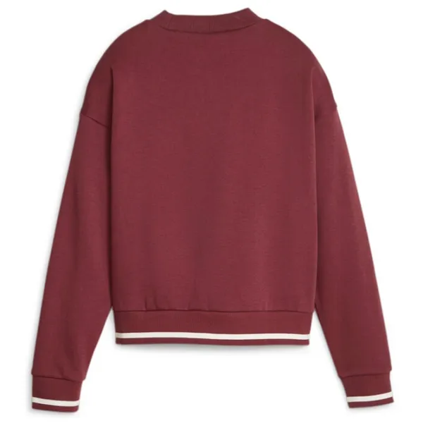 Hanorac pentru femei Puma Squad Crew Fl Toamnă - iarnă/ Red photo 2