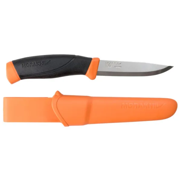 Нож Morakniv Companion Burnt Orange охотничий/ Sandvik 12C27 photo 2 Нож Morakniv Companion Burnt Orange охотничий/ Sandvik 12C27 photo 2