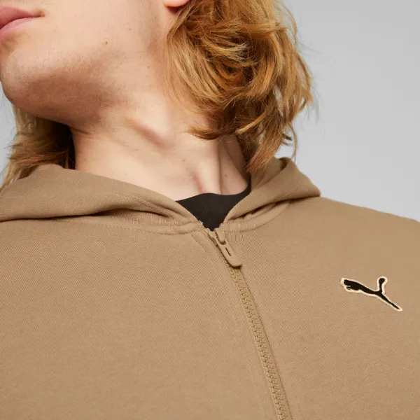 Толстовка для мужчин Puma Better Essentials Full-Zip Fl Прямой/ Бежевый photo 6