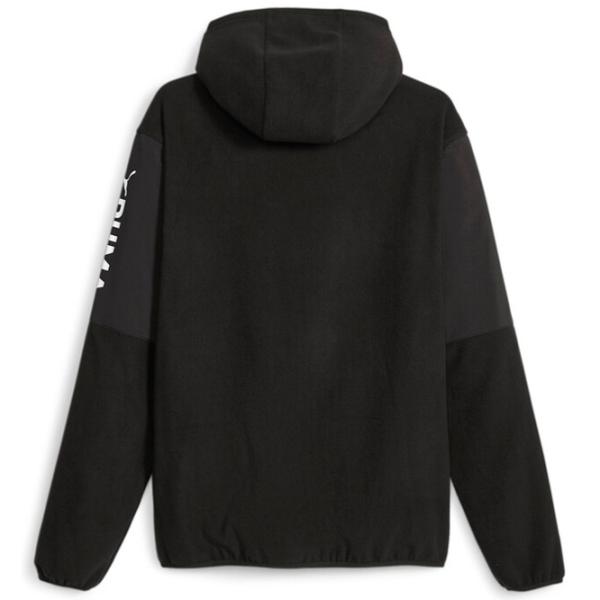 Толстовка для мужчин Puma Fit Hybrid Polar Fleece|Woven Jack Прямой/ Черный photo 2