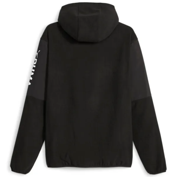 Толстовка для мужчин Puma Fit Hybrid Polar Fleece|Woven Jack Прямой/ Черный photo 2