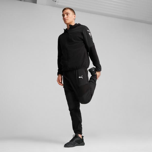 Толстовка для мужчин Puma Fit Hybrid Polar Fleece|Woven Jack Прямой/ Черный photo 6